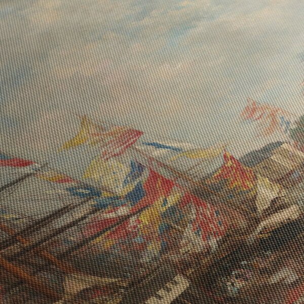 Slika - Eugène Boudin, Festival in the Harbor of Honfleur, reprodukcije (150x105 cm)