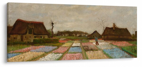 Slika - Vincent van Gogh, Flower Beds in Holland, reprodukcije (120x50 cm)