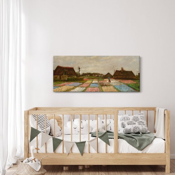 Slika - Vincent van Gogh, Flower Beds in Holland, reprodukcije (120x50 cm)