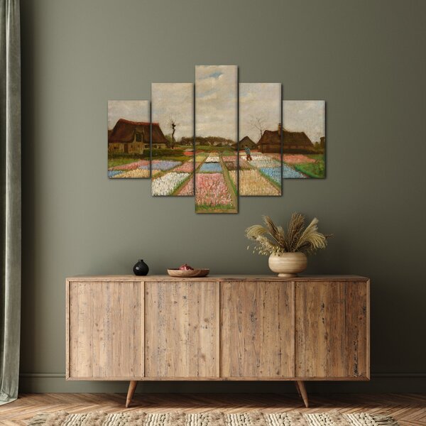Slika - Vincent van Gogh, Flower Beds in Holland, reprodukcije (150x105 cm)