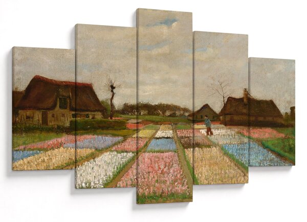 Slika - Vincent van Gogh, Flower Beds in Holland, reprodukcije (150x105 cm)