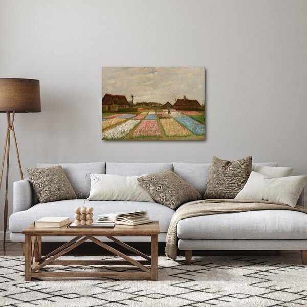 Slika - Vincent van Gogh, Flower Beds in Holland, reprodukcije (70x50 cm)