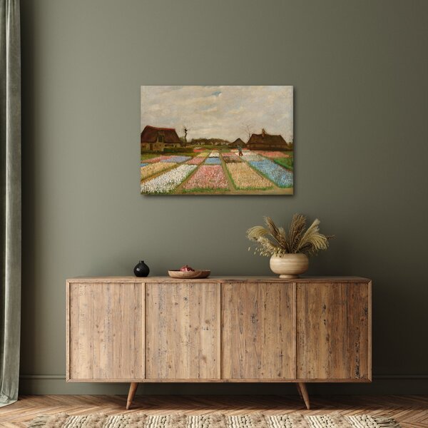 Slika - Vincent van Gogh, Flower Beds in Holland, reprodukcije (70x50 cm)