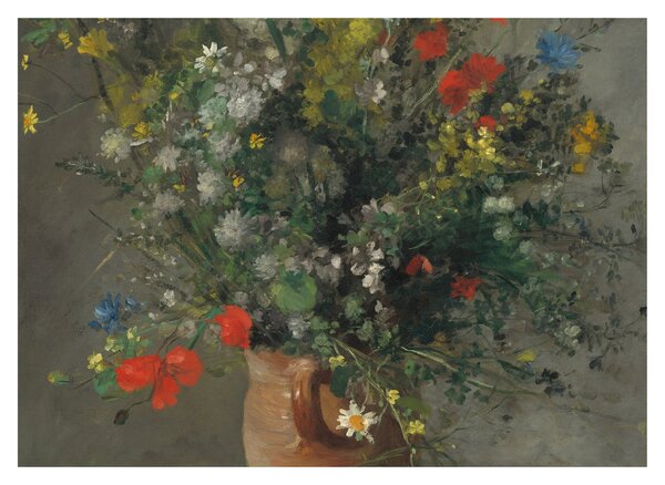 Slika - Auguste Renoir, Flowers in a Vase, reprodukcije (70x50 cm)