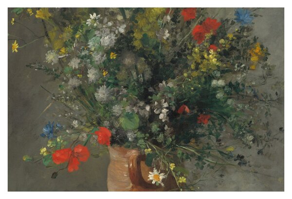 Slika - Auguste Renoir, Flowers in a Vase, reprodukcije (90x60 cm)