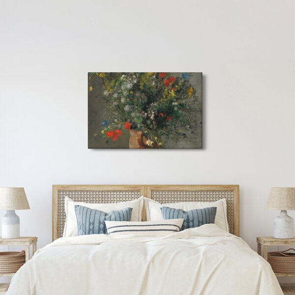 Slika - Auguste Renoir, Flowers in a Vase, reprodukcije (90x60 cm)