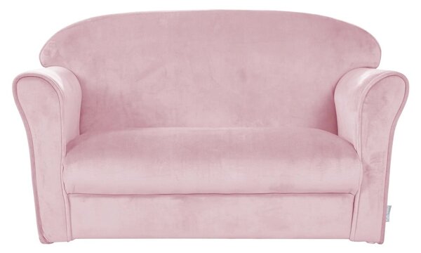 Svijetlo ružičasti baršunast dječji kauč 78 cm Lil Sofa – Roba