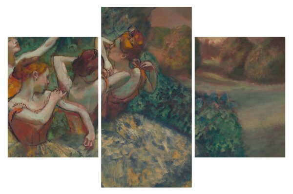 Slika - Edgar Degas, Four Dancers, reprodukcije (90x60 cm)