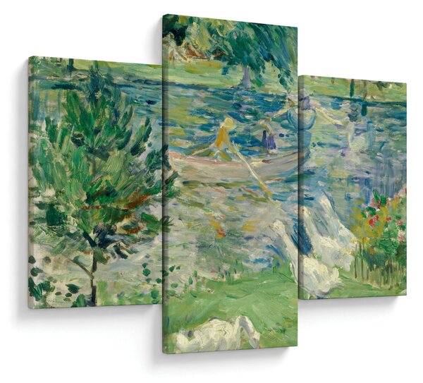 Slika - Berthe Morisot, Girl in a Boat with Geese, reprodukcije (90x60 cm)