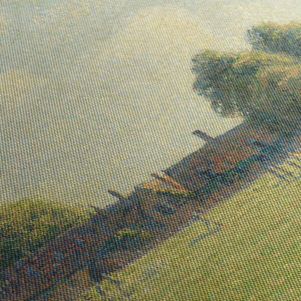 Slika - Camille Pissarro, Hampton Court Green, reprodukcije (90x60 cm)