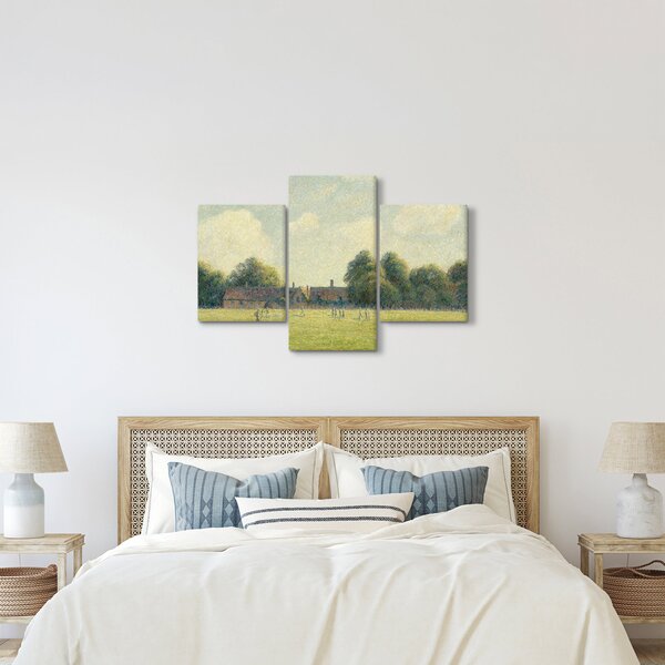 Slika - Camille Pissarro, Hampton Court Green, reprodukcije (90x60 cm)