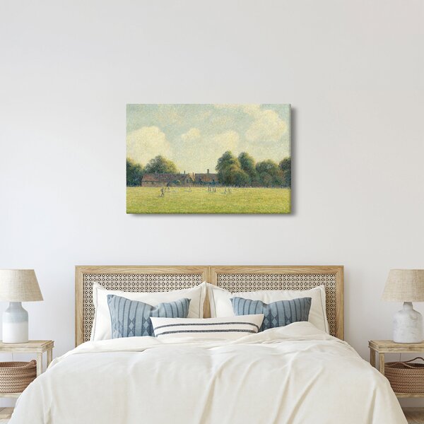 Slika - Camille Pissarro, Hampton Court Green, reprodukcije (90x60 cm)