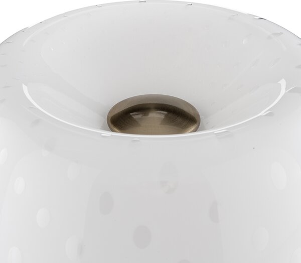 Stolne Lampa Foscarini, Lumiere, prigušiv, Bijela, Dnevna soba, Staklo, Dizajn