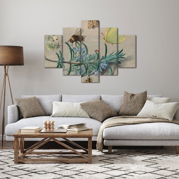 Slika - Jan van Kessel the Elder, Insects and a Sprig of Rosemary, reprodukcije (150x105 cm)