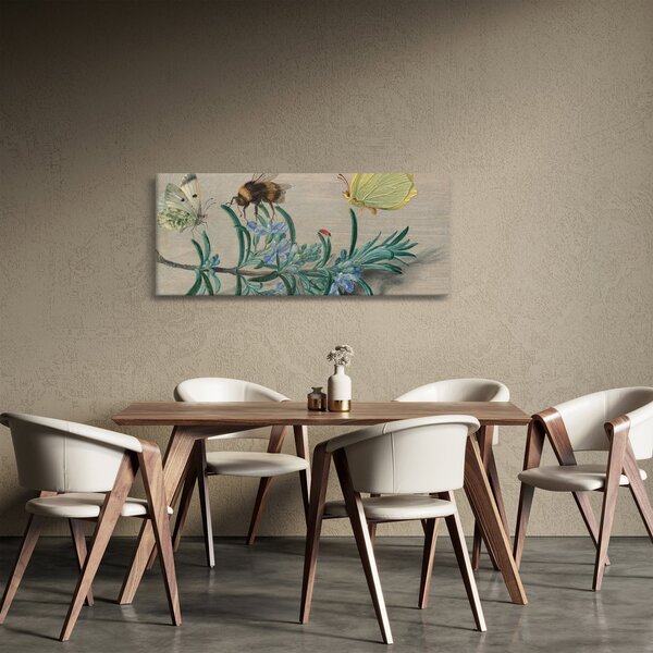 Slika - Jan van Kessel the Elder, Insects and a Sprig of Rosemary, reprodukcije (120x50 cm)