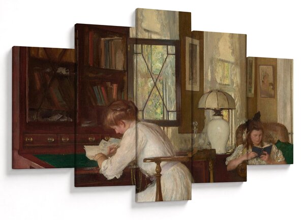 Slika - Edmund Tarbell, Josephine and Mercie, reprodukcije (150x105 cm)