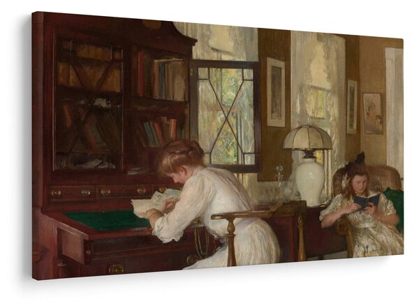 Slika - Edmund Tarbell, Josephine and Mercie, reprodukcije (90x60 cm)