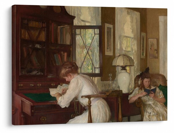 Slika - Edmund Tarbell, Josephine and Mercie, reprodukcije (70x50 cm)
