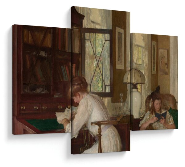 Slika - Edmund Tarbell, Josephine and Mercie, reprodukcije (90x60 cm)
