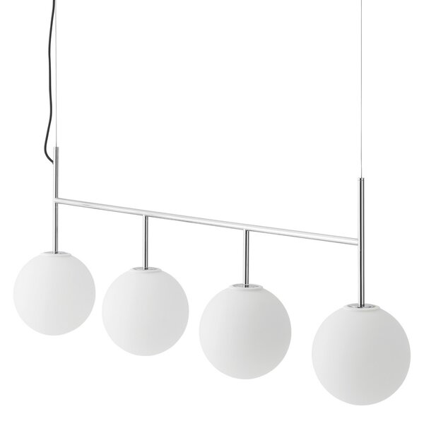 Viseće Svjetiljka Audo Copenhagen, TR Bulb Frame, prigušiv, Bijela, Dnevna soba, Staklo, Dizajn