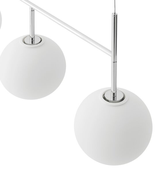 Viseće Svjetiljka Audo Copenhagen, TR Bulb Frame, prigušiv, Bijela, Dnevna soba, Staklo, Dizajn