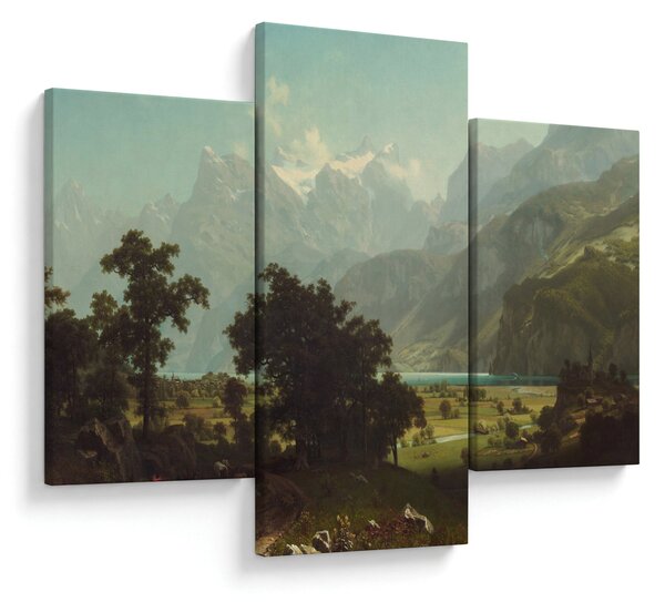 Slika - Albert Bierstadt, Lake Lucerne, reprodukcije (90x60 cm)