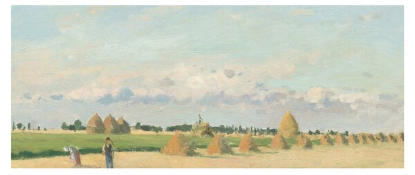 Slika - Camille Pissarro, Landscape, Ile de France, reprodukcije (120x50 cm)
