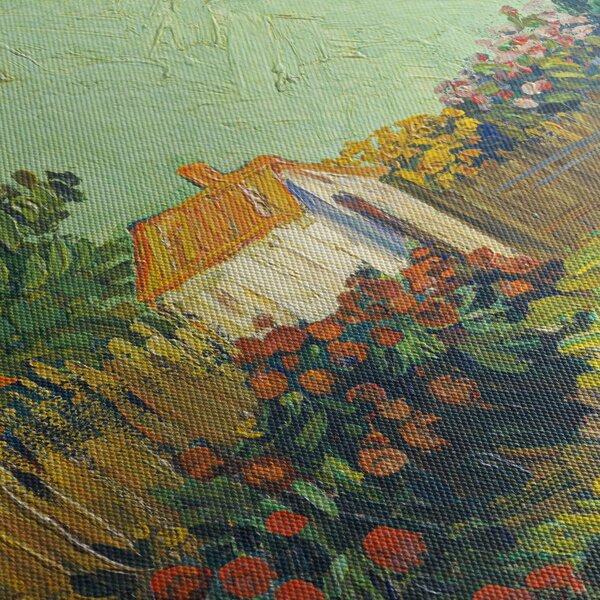 Slika - Imitator of Vincent van Gogh, Landscape, reprodukcije (sa satom) (90x30 cm)
