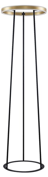 Podne Lampa Lucande, Seppe, prigušiv, Crno, Dnevna soba, Metal, Dizajn