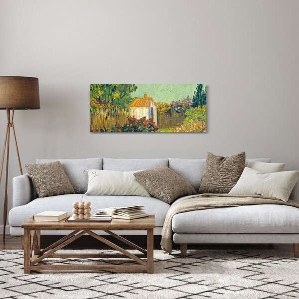 Slika - Imitator of Vincent van Gogh, Landscape, reprodukcije (120x50 cm)
