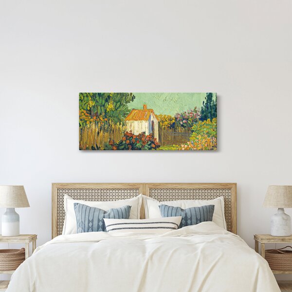 Slika - Imitator of Vincent van Gogh, Landscape, reprodukcije (120x50 cm)