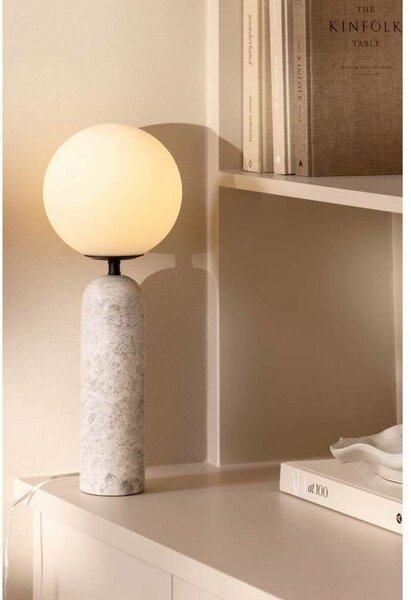 Stolne Lampa Globen Lighting, Torrano, Sivo, Dnevna soba, Staklo, Dizajn