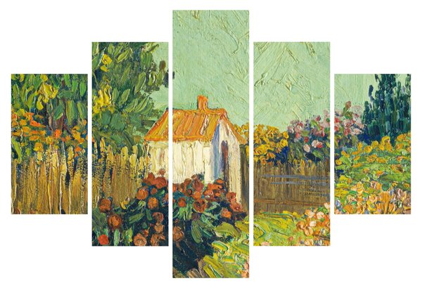 Slika - Imitator of Vincent van Gogh, Landscape, reprodukcije (150x105 cm)