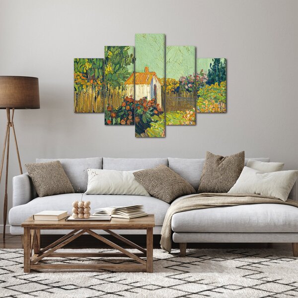 Slika - Imitator of Vincent van Gogh, Landscape, reprodukcije (150x105 cm)