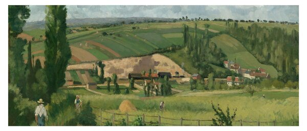 Slika - Camille Pissarro, Landscape at Les Pâtis, Pontoise, reprodukcije (120x50 cm)