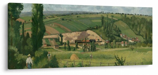 Slika - Camille Pissarro, Landscape at Les Pâtis, Pontoise, reprodukcije (120x50 cm)