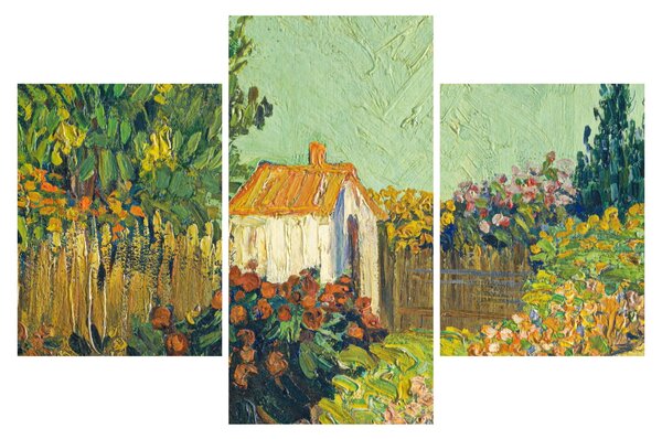 Slika - Imitator of Vincent van Gogh, Landscape, reprodukcije (90x60 cm)