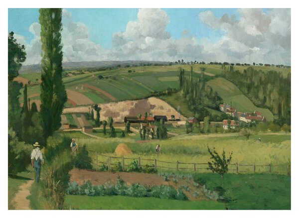Slika - Camille Pissarro, Landscape at Les Pâtis, Pontoise, reprodukcije (70x50 cm)