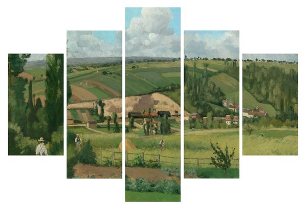 Slika - Camille Pissarro, Landscape at Les Pâtis, Pontoise, reprodukcije (150x105 cm)