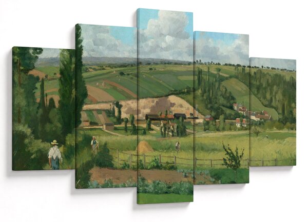 Slika - Camille Pissarro, Landscape at Les Pâtis, Pontoise, reprodukcije (150x105 cm)