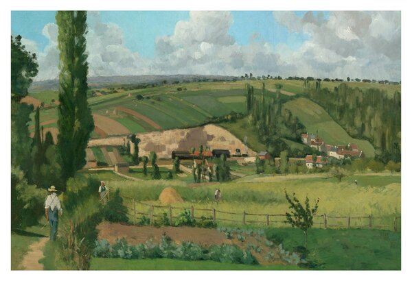 Slika - Camille Pissarro, Landscape at Les Pâtis, Pontoise, reprodukcije (90x60 cm)