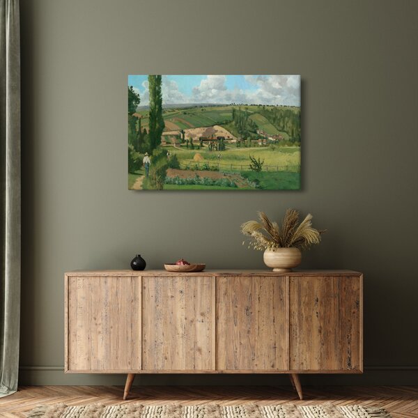 Slika - Camille Pissarro, Landscape at Les Pâtis, Pontoise, reprodukcije (90x60 cm)