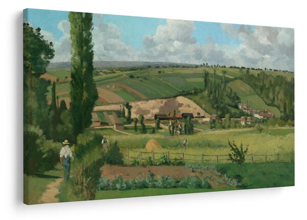 Slika - Camille Pissarro, Landscape at Les Pâtis, Pontoise, reprodukcije (90x60 cm)
