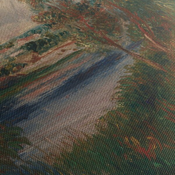 Slika - Auguste Renoir, Landscape at Vetheuil, reprodukcije (150x105 cm)