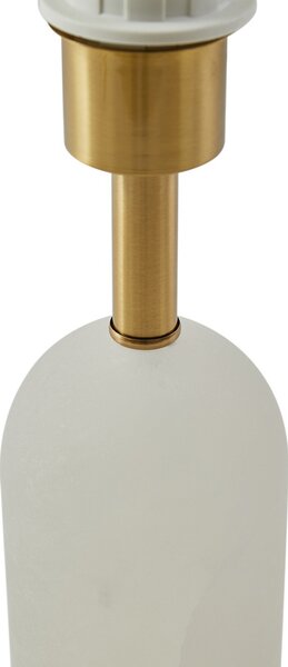 Stolne Lampa Lindby, Alabaster, Bijela, Dnevna soba, Tkanina / tekstil, Skandinavski