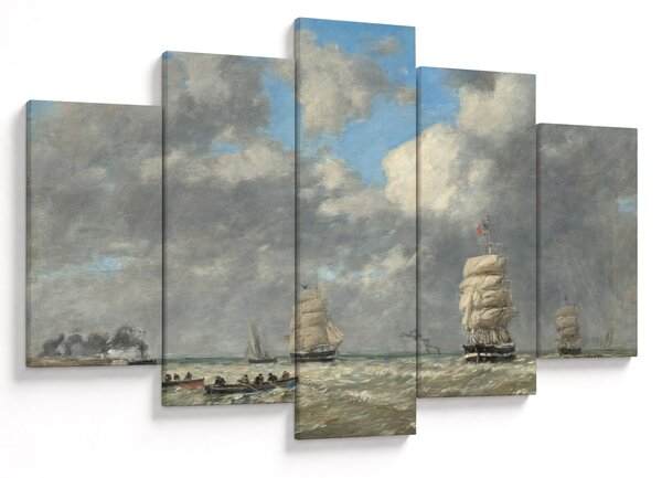Slika - Eugène Boudin, Le Havre, reprodukcije (150x105 cm)