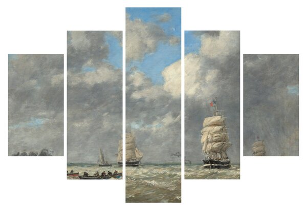 Slika - Eugène Boudin, Le Havre, reprodukcije (150x105 cm)