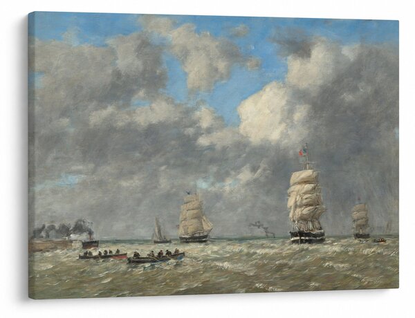 Slika - Eugène Boudin, Le Havre, reprodukcije (70x50 cm)