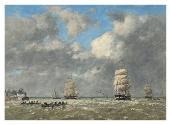 Slika - Eugène Boudin, Le Havre, reprodukcije (70x50 cm)