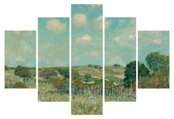 Slika - Alfred Sisley, Meadow, reprodukcije (150x105 cm)